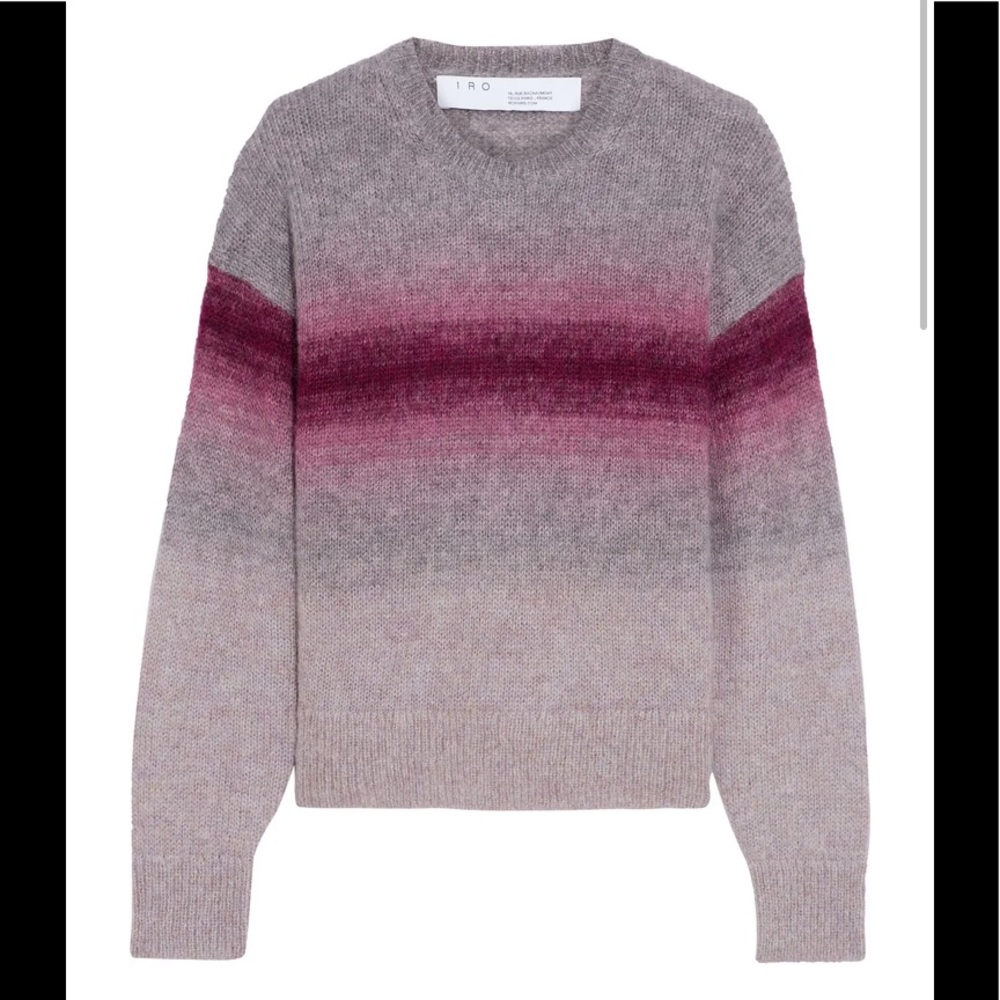 IRO Carman dégradé mohair-blend sweater